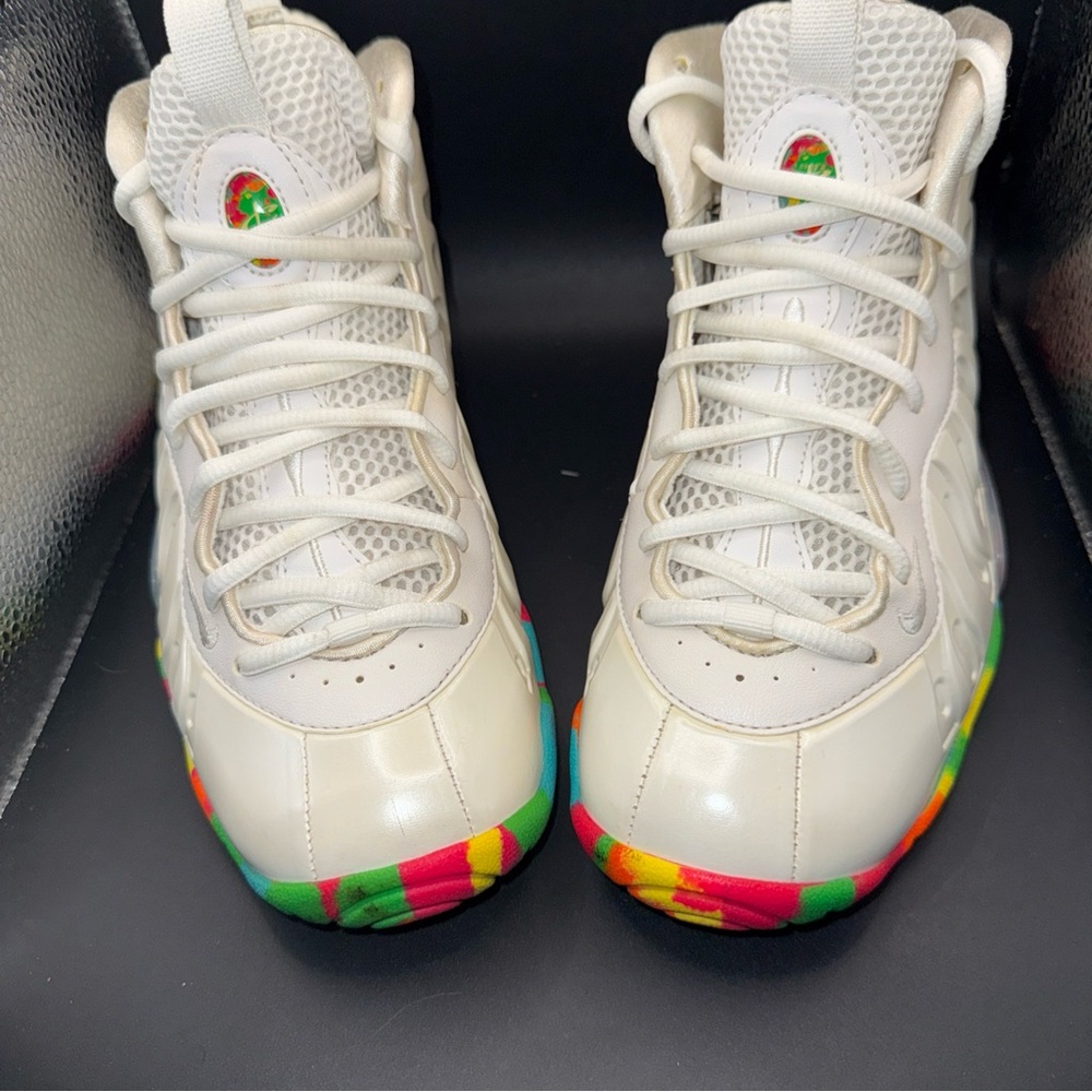 Size 6Y - Nike FoamPosite One GS Fruity Pebbles Youth 644791-100, Clean, No Box.